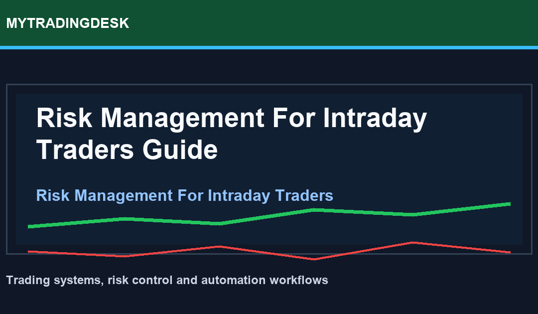 Risk Management For Intraday Traders Guide